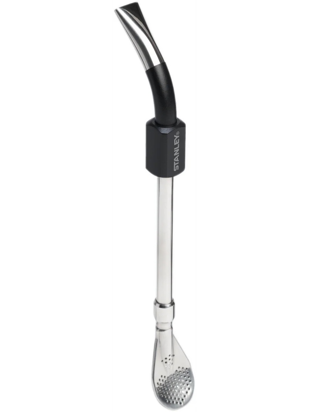 Stanley Stainless Steel Mate Bombilla Straw - Silver & Black